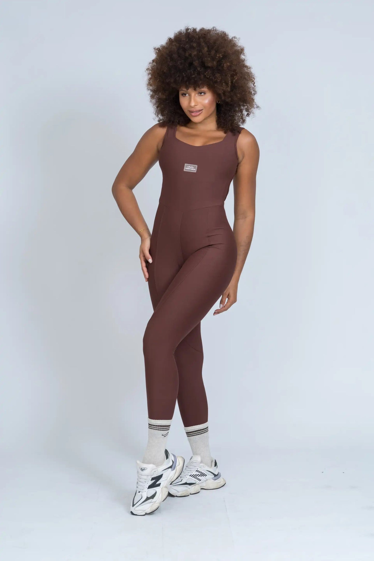 Classic Dark Chocolate | Jumpsuit Size S-L Polyamide Elastane 5