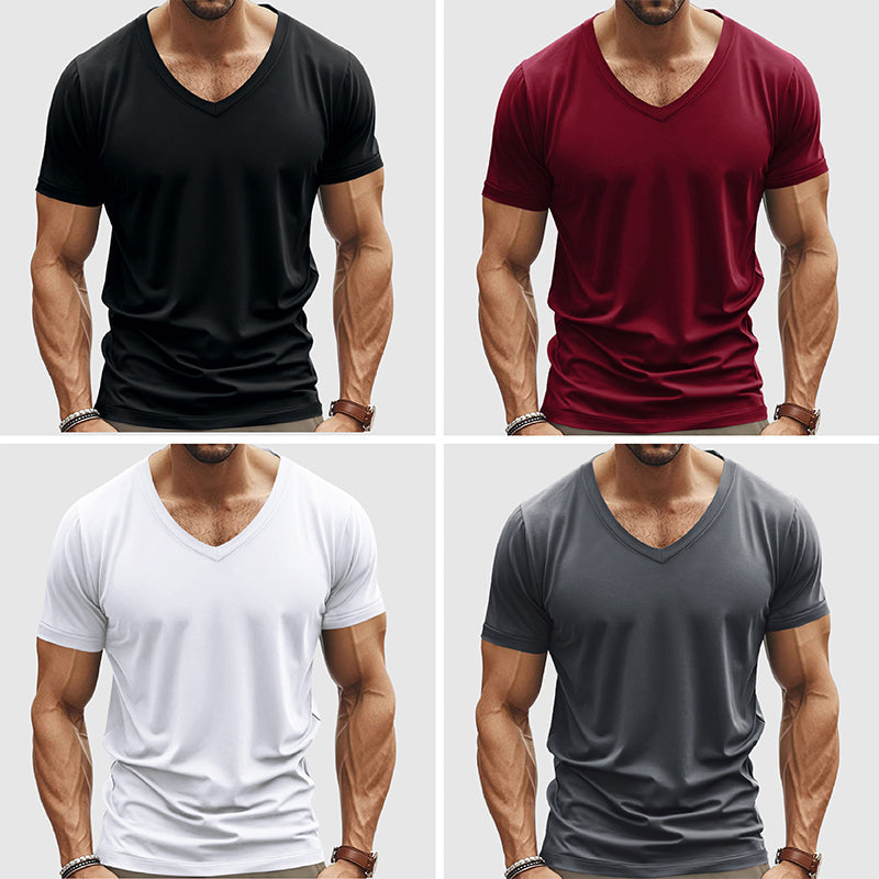 Classic V-Neck T-Shirt | Men's T Shirts for Casual Wear 4