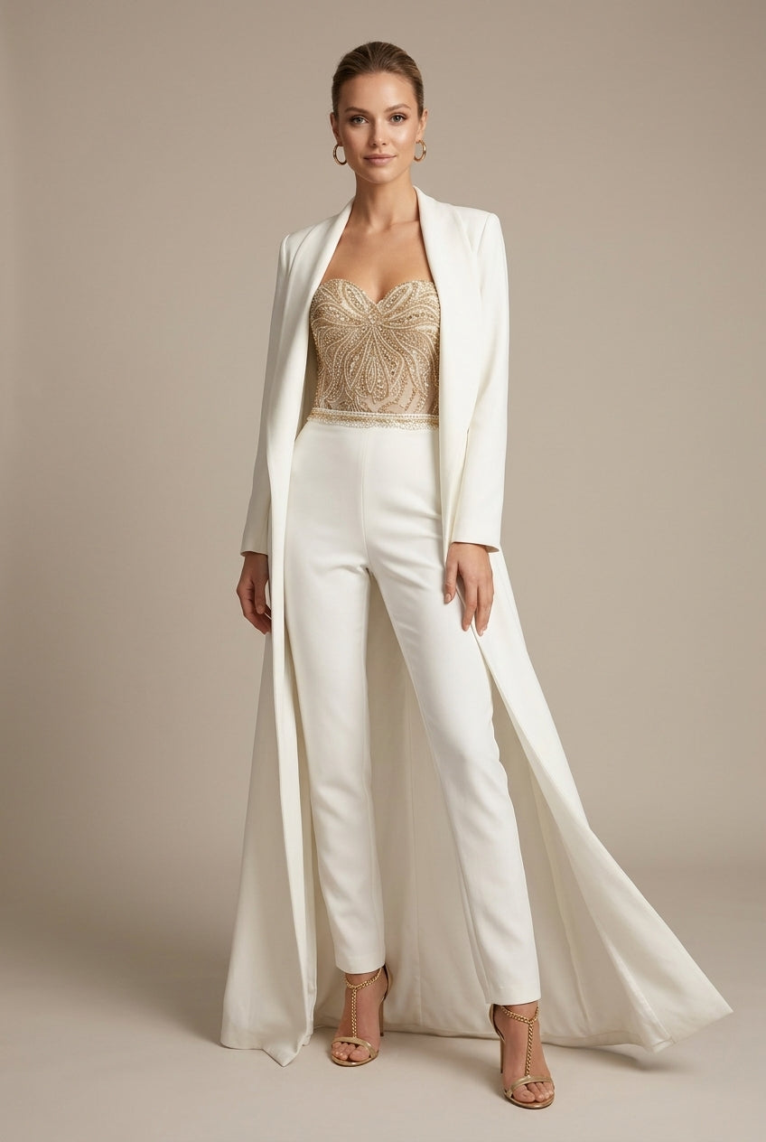 Elegant Sequin Jumpsuit | Women's Dressy Outfit 3