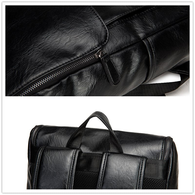 Executive Leather Backpack Brown 45x29x11 cm Eco-friendly Leather 7