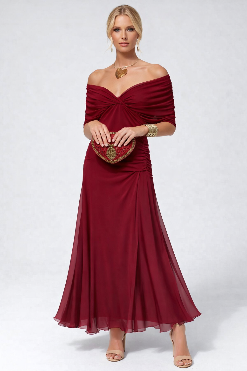 Lilly Modern Fluid Long Dress | Women's Elegant Evening Gown 15