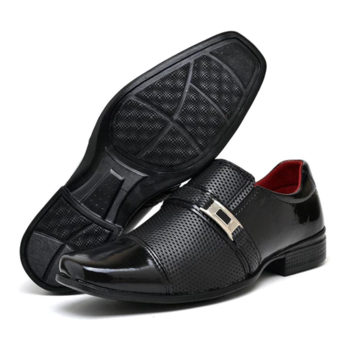 Men's Leather Dress Shoes | Black & Brown | Size 42 | Premium Leather 8