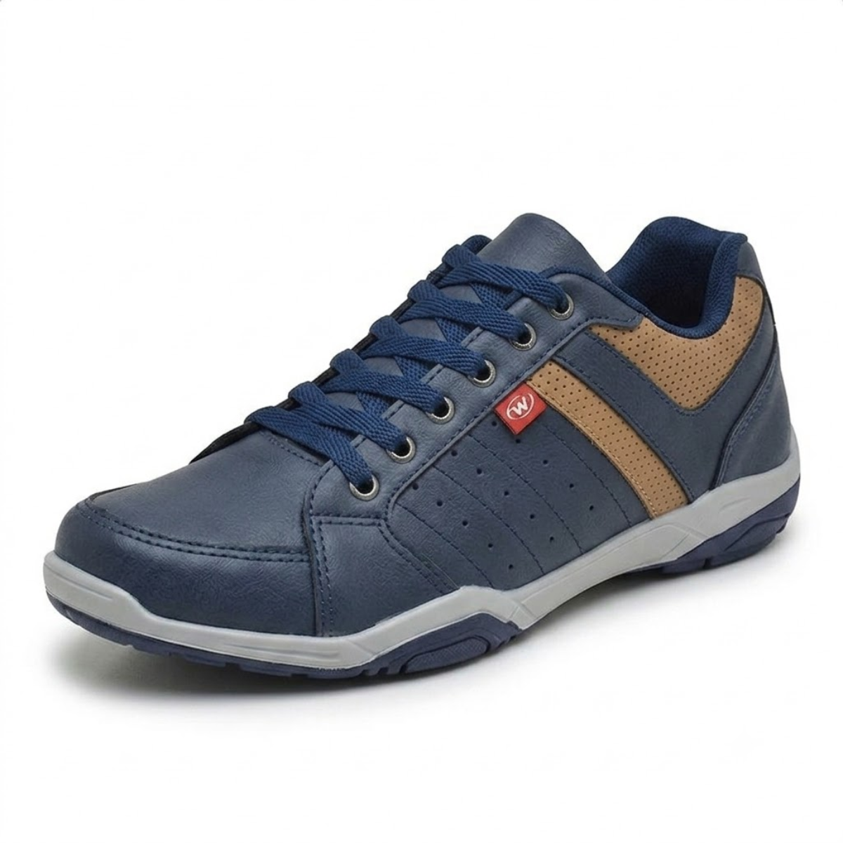 Men's Leather Sneakers | Ultra Comfort Lace-Up Casual Shoes 7