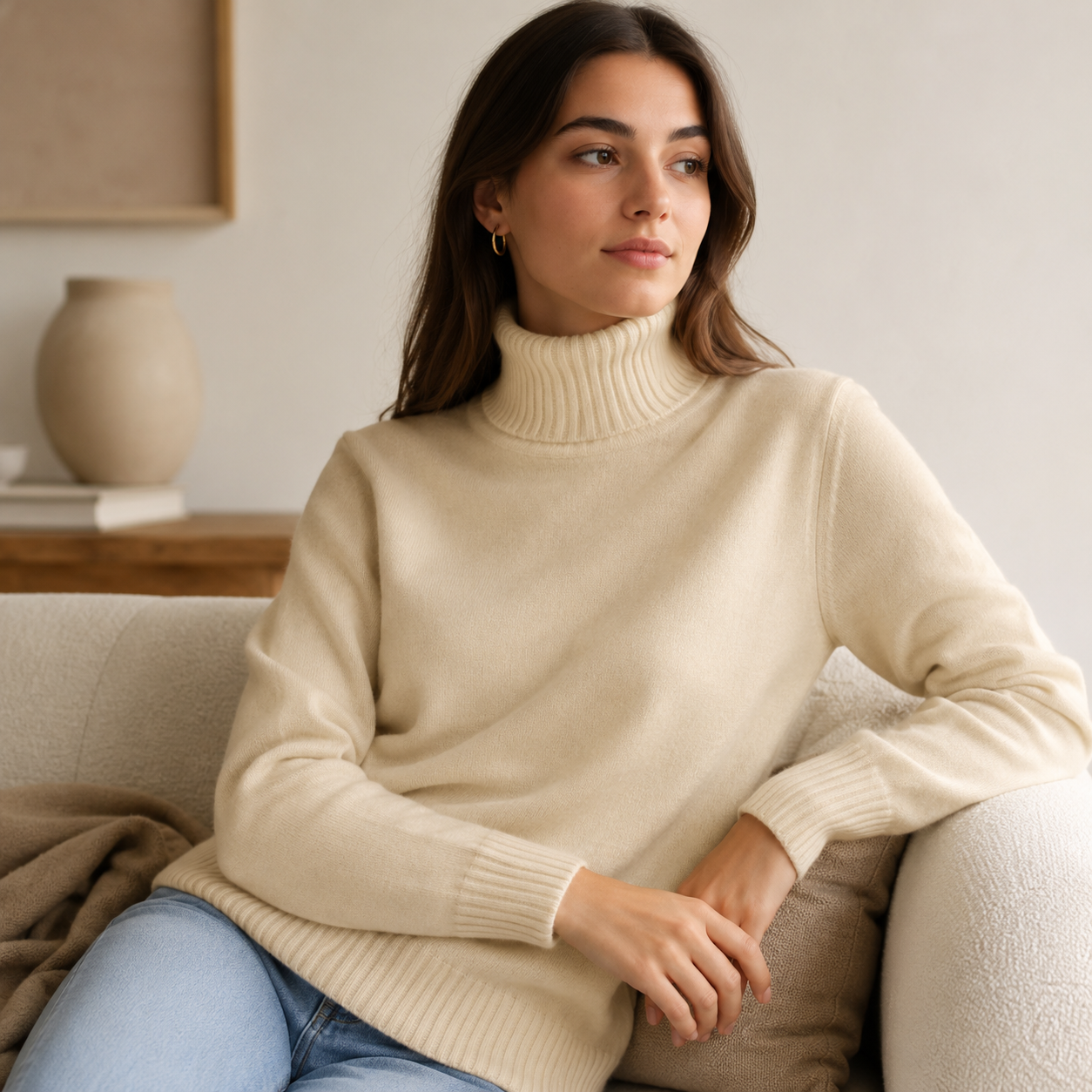 Soft Knitted Turtleneck Blouse | Women's Winter Top 5