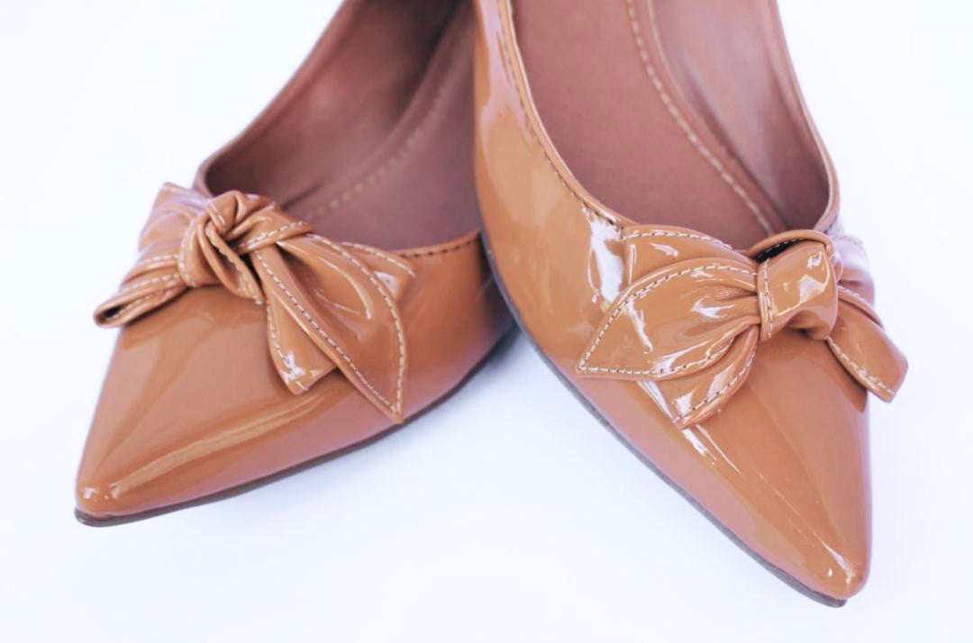 Varnish Sneakers Beige Size 33-39 Synthetic Leather 1