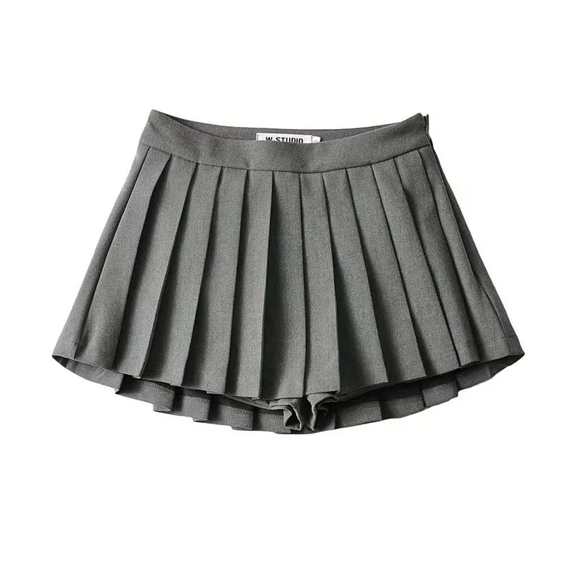 Vintage Pleated Skirt White | Women's Summer Skirt 7