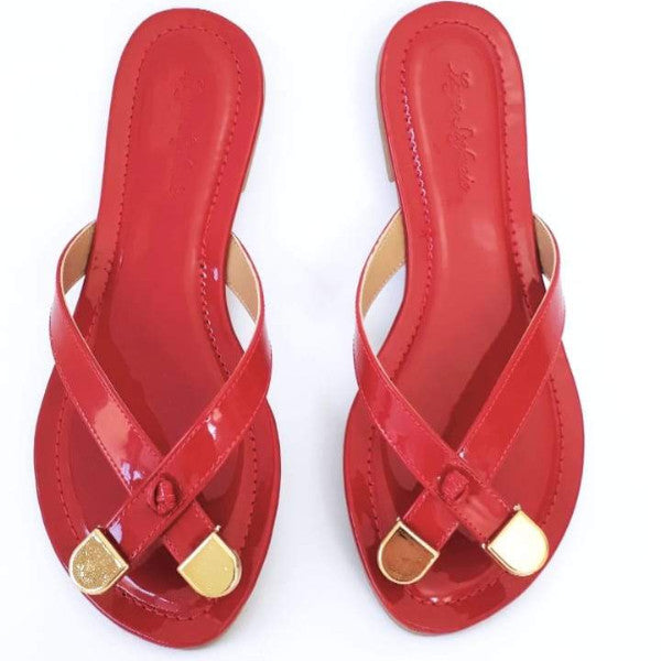 Women's Sandals Red Size 33-39 TR Sole 1