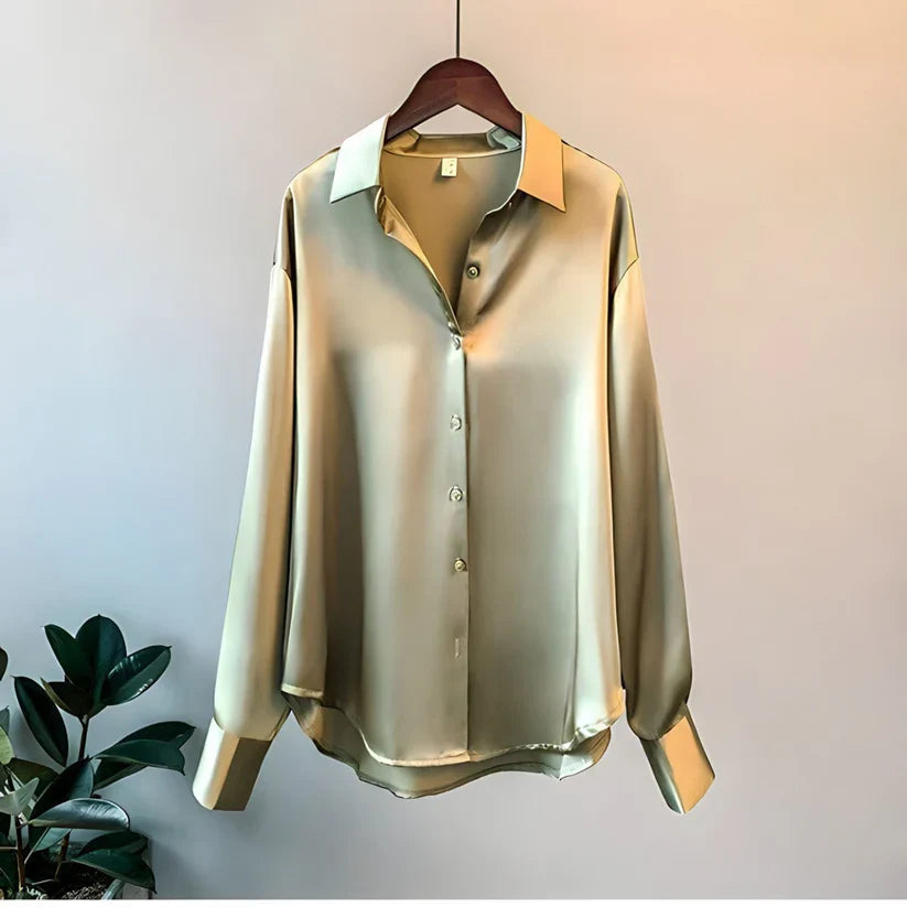 ADDIE | Women's Long-Sleeved Silk Blouse 1