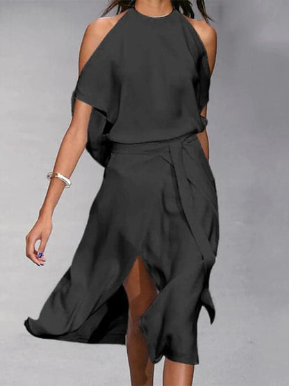 Aitana | Women's Off-the-Shoulder Midi Dress 1