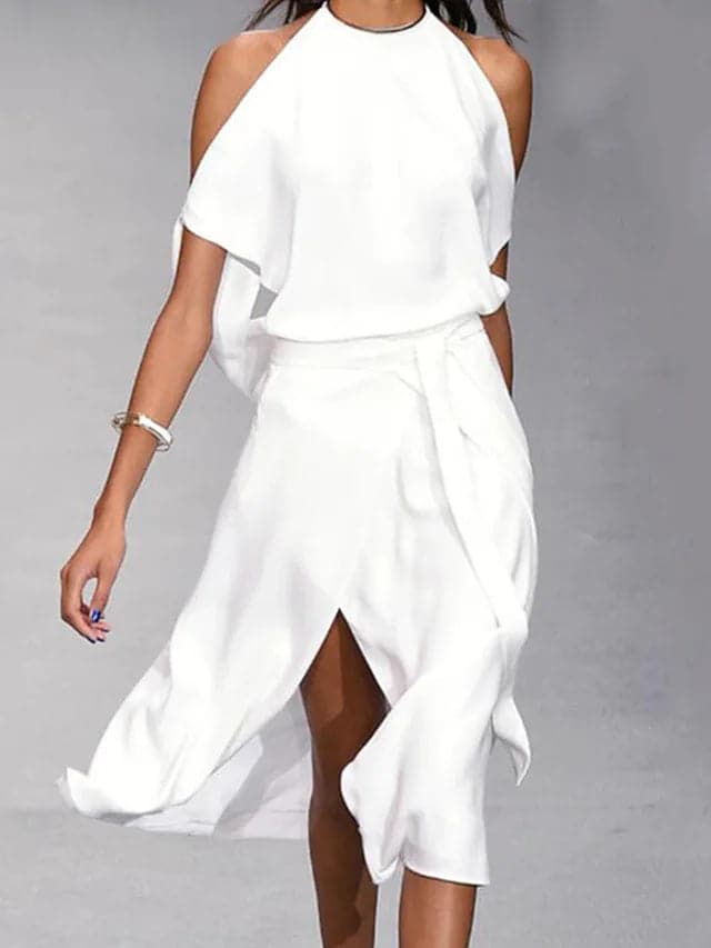 Aitana | Women's Off-the-Shoulder Midi Dress 2