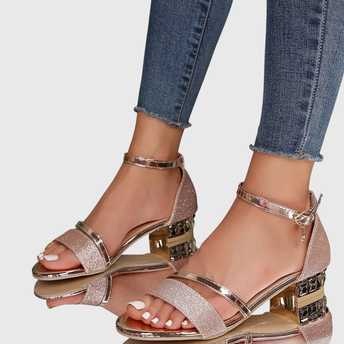 Alison | Heeled Sandals with Supportive Design 5