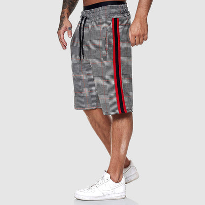 Alpha Plaid Shorts | Men's Casual Knee-Length Shorts 0