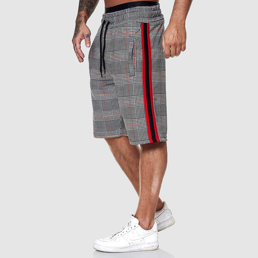 Alpha Plaid Shorts | Men's Casual Knee-Length Shorts 0