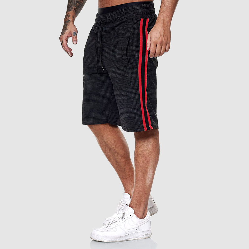 Alpha Plaid Shorts | Men's Casual Knee-Length Shorts 2