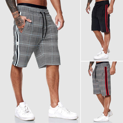 Alpha Plaid Shorts | Men's Casual Knee-Length Shorts 3