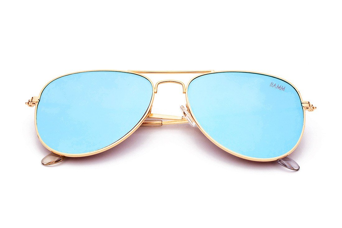 Avi Revo | Aviator Sunglasses Mirrored Flatlens 13.5cm 1