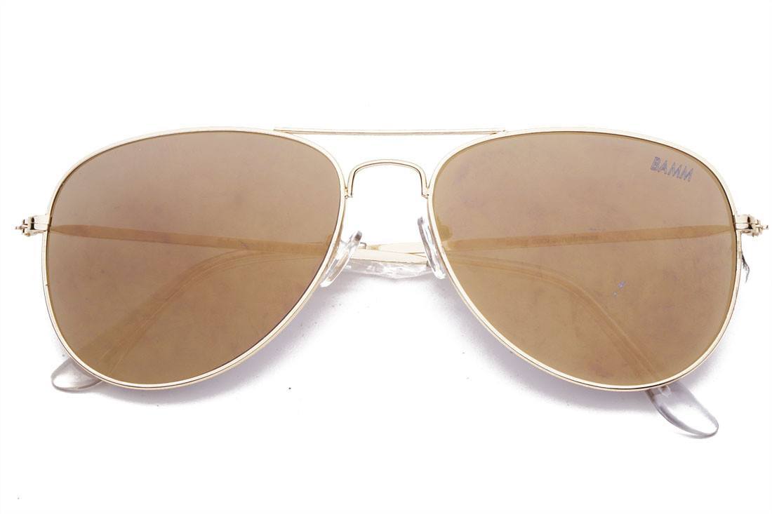Avi Revo | Aviator Sunglasses Mirrored Flatlens 13.5cm 3