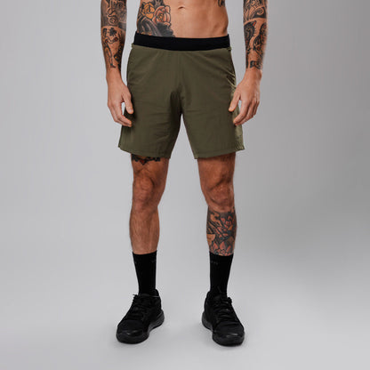 Bermuda Training Shorts | Dark Green Size S Polyamide Elastane 0