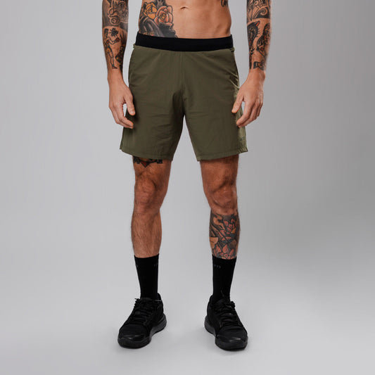 Bermuda Training Shorts | Dark Green Size S Polyamide Elastane 0
