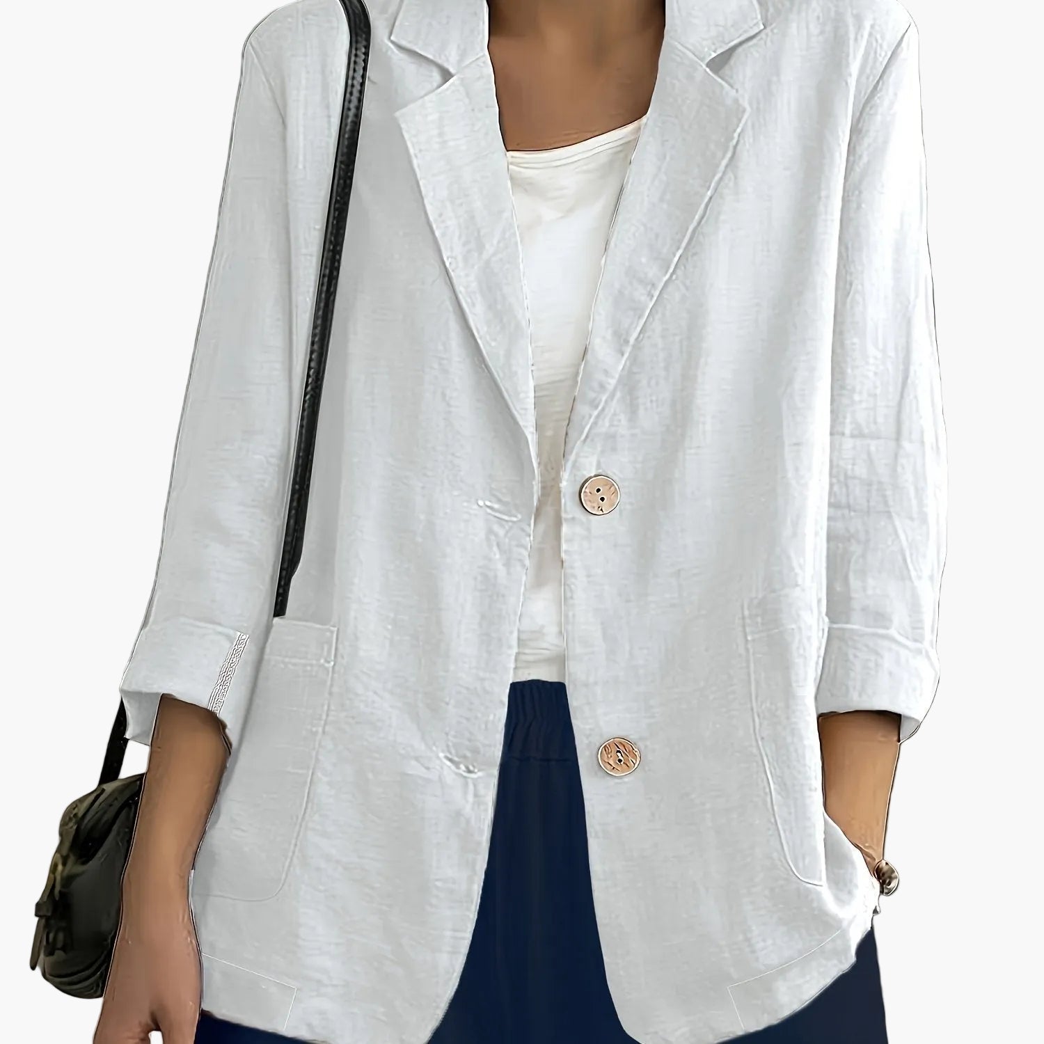 Black Blazer for Women | Casual Business Jacket 12
