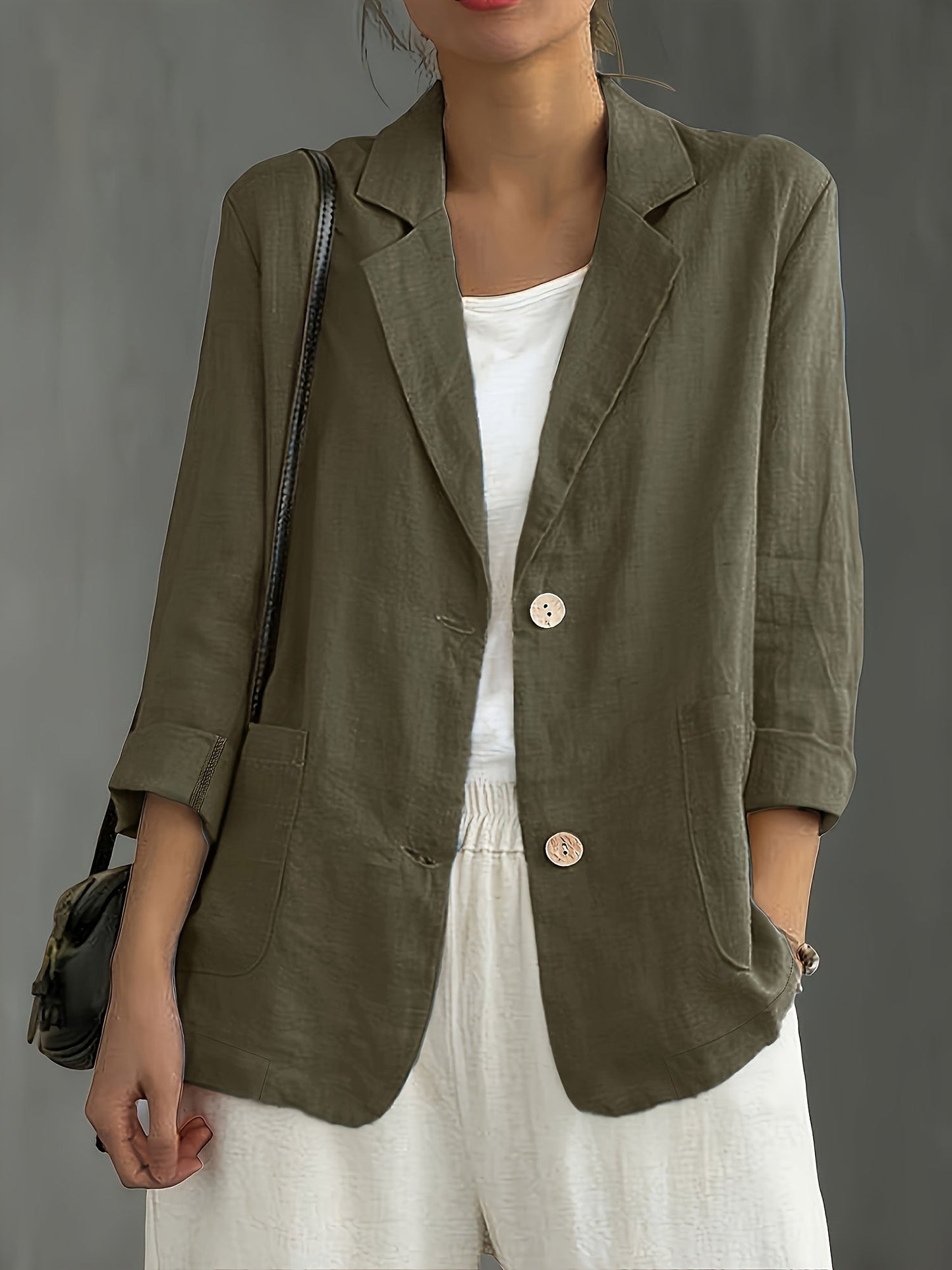 Black Blazer for Women | Casual Business Jacket 3