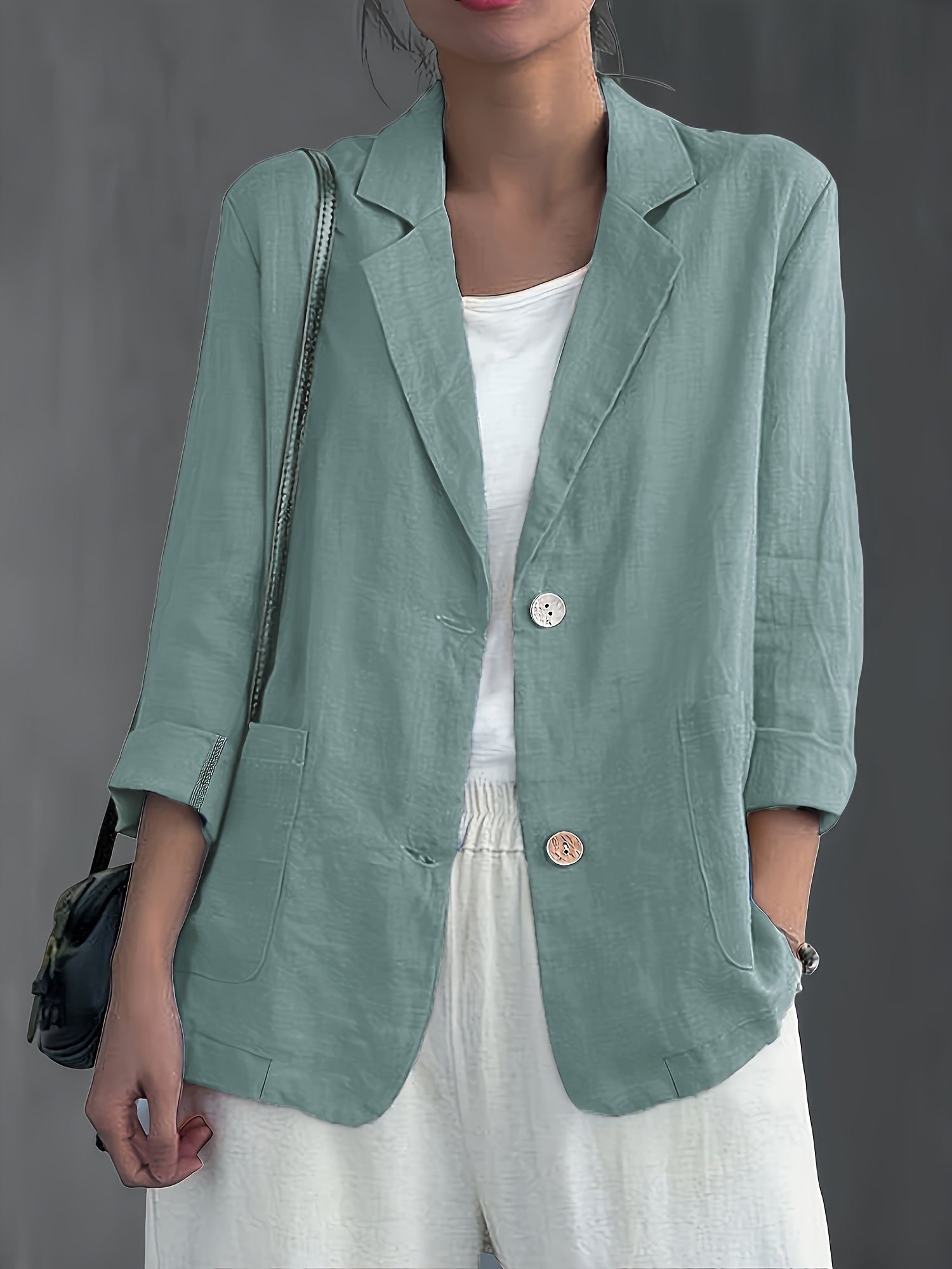 Black Blazer for Women | Casual Business Jacket 4