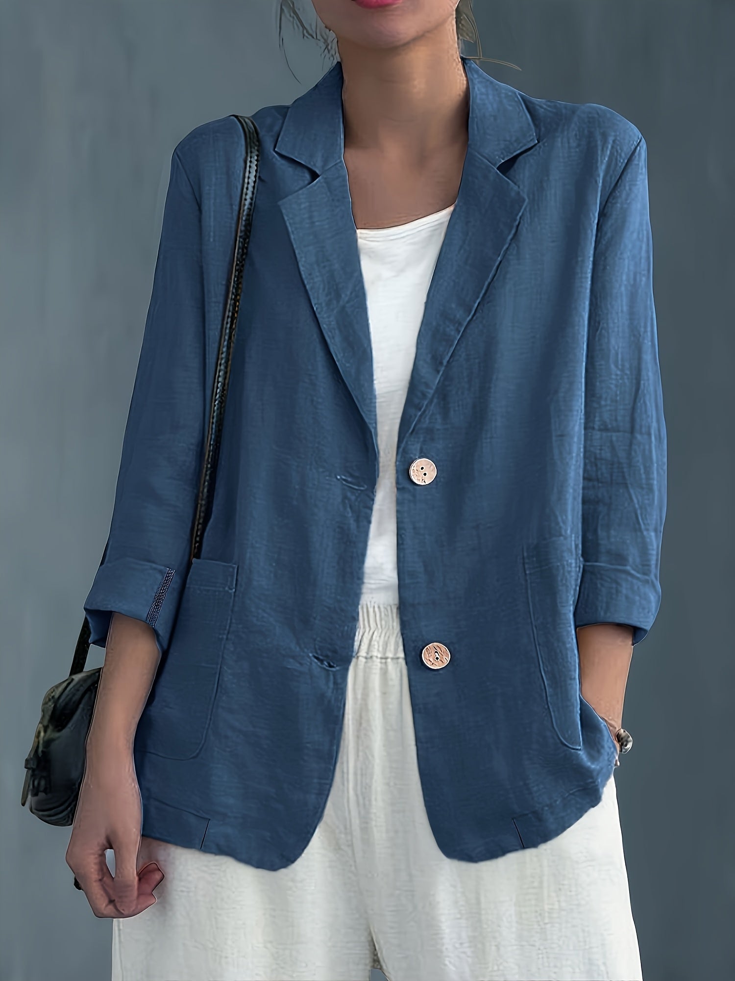 Black Blazer for Women | Casual Business Jacket 5