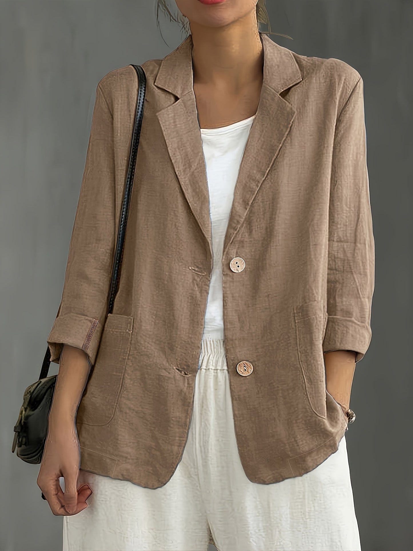 Black Blazer for Women | Casual Business Jacket 6