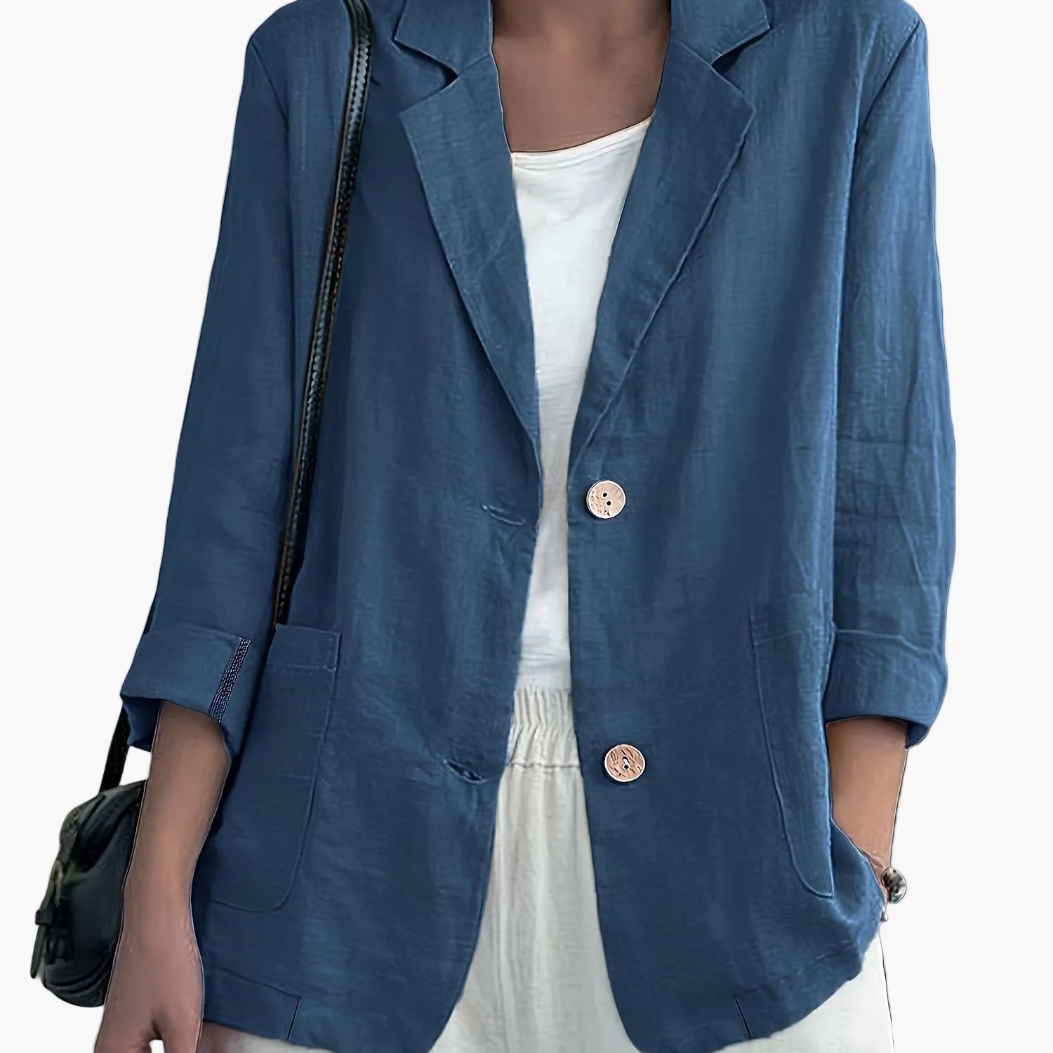 Black Blazer for Women | Casual Business Jacket 9