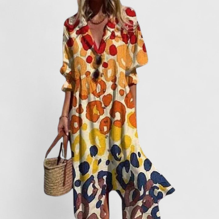 Boho Summer Dress | Women's Colorful Elegant Dress 3