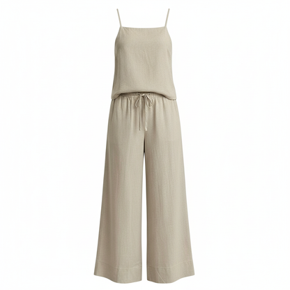Breezy Cotton Linen Set | Women's Outfit for Summer Casual Wear