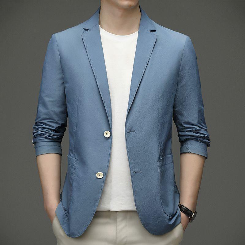 Charles Casual Blazer Ice Silk Lightweight Men's Jacket 0