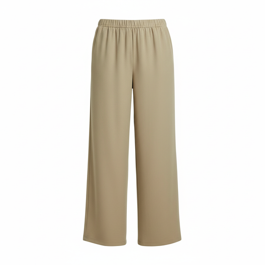 Pantalones de Lino Chic para Mujeres | Pantalones de Pierna de Linterna de Corte Relajado