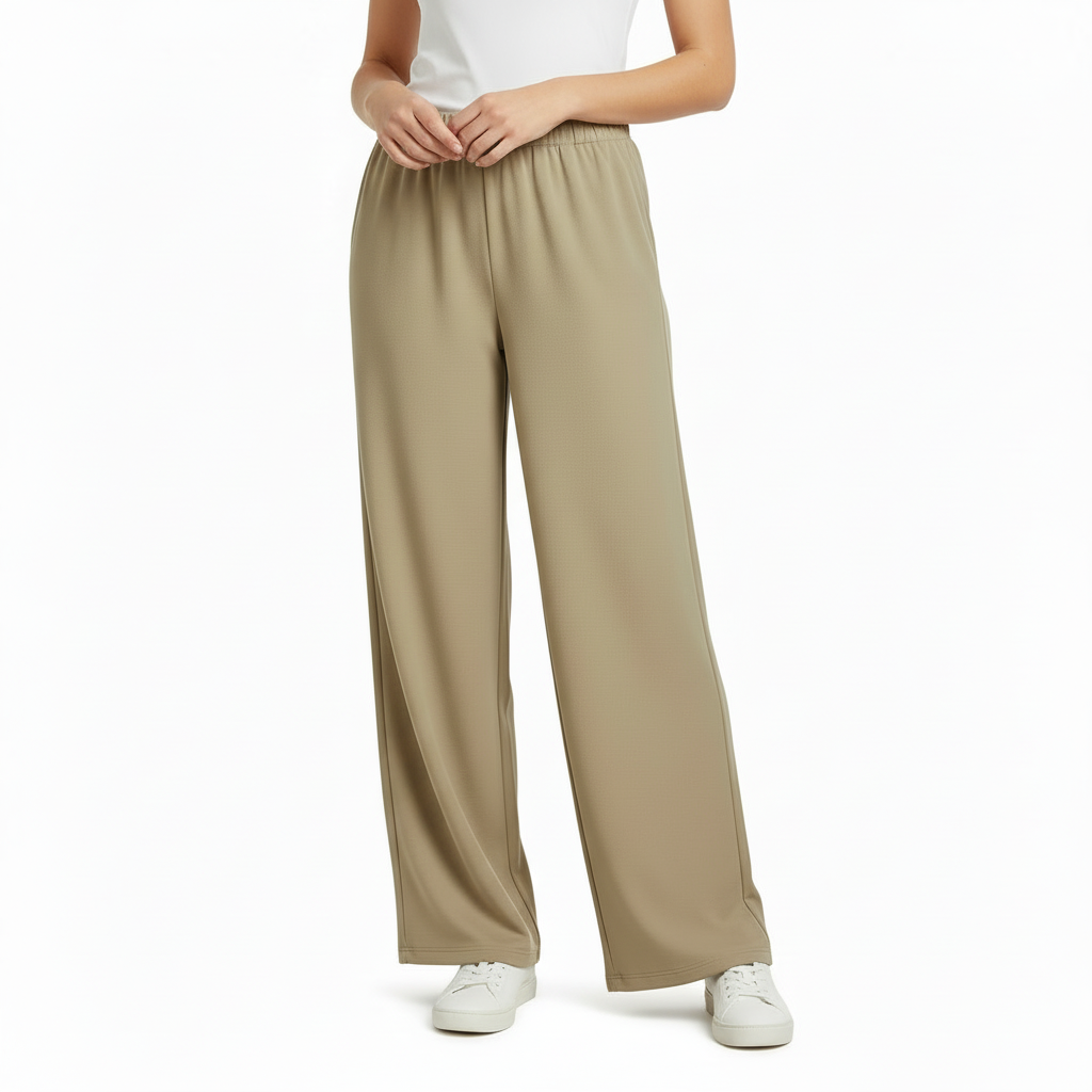 Pantalones de Lino Chic para Mujeres | Pantalones de Pierna de Linterna de Corte Relajado