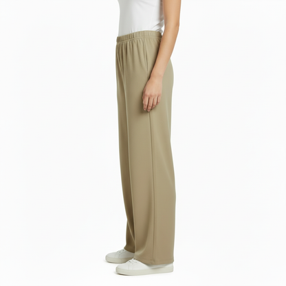 Pantalones de Lino Chic para Mujeres | Pantalones de Pierna de Linterna de Corte Relajado