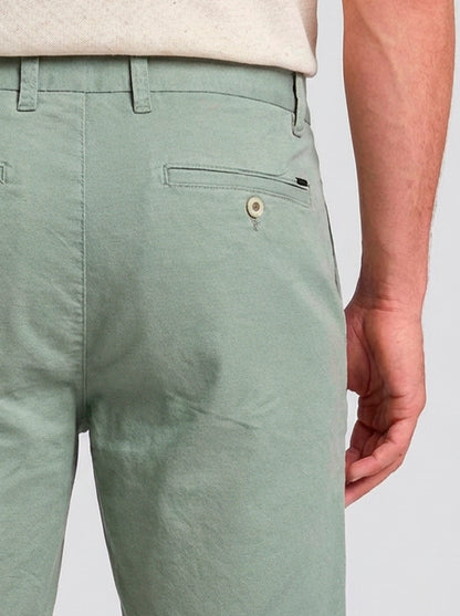 Chino Bermuda Shorts Green Size M Cotton Blend 2