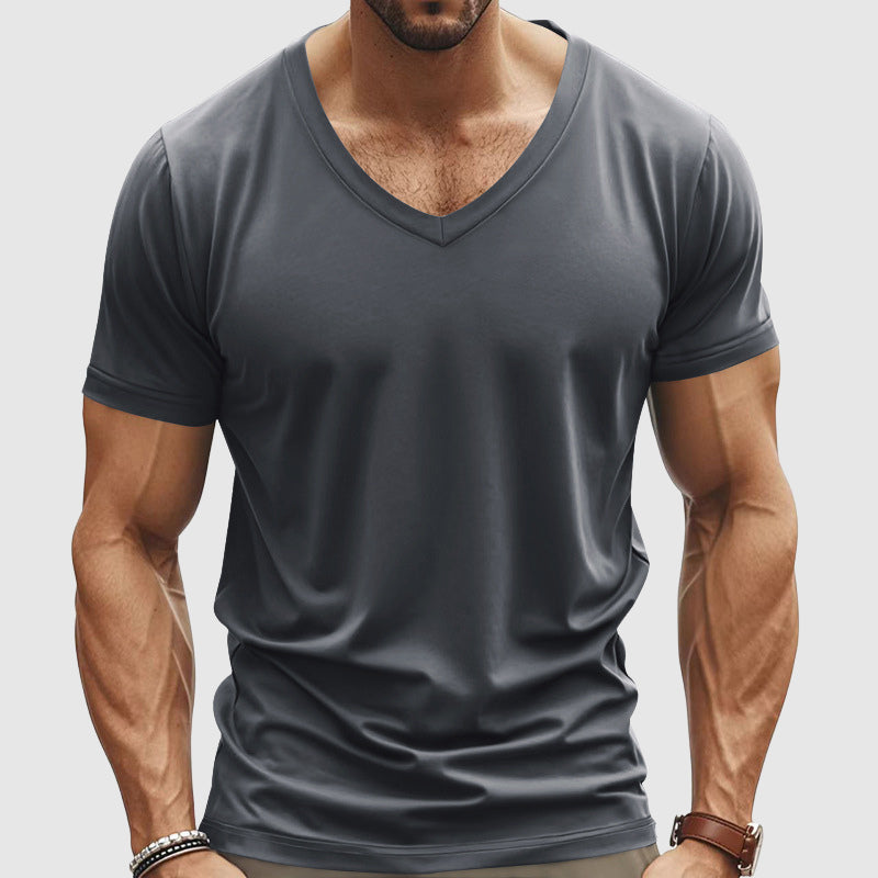 Classic V-Neck T-Shirt | Men's T Shirts for Casual Wear 0