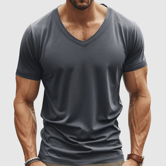 Classic V-Neck T-Shirt | Men's T Shirts for Casual Wear 0