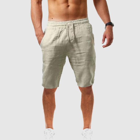 Coastal Bliss Linen Shorts | Casual Slim Fit 0
