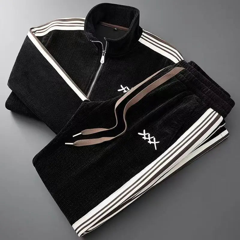 Corduroy Sport Tracksuit | Men's Athletic Wear 1