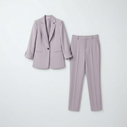 Elegant Blazer Set | Women's Suit and Trouser Ensemble