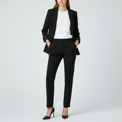 Elegant Blazer Set | Women's Suit and Trouser Ensemble