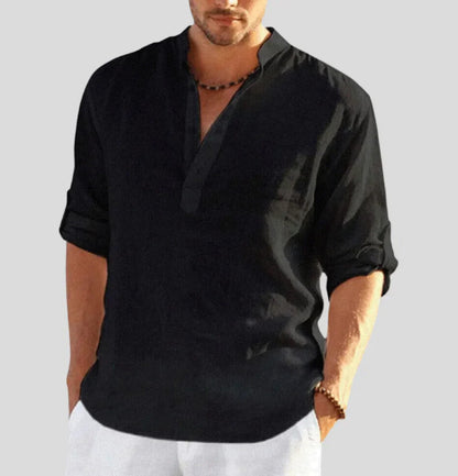 Elegant Linen Shirt | Men's Fashion Top 3