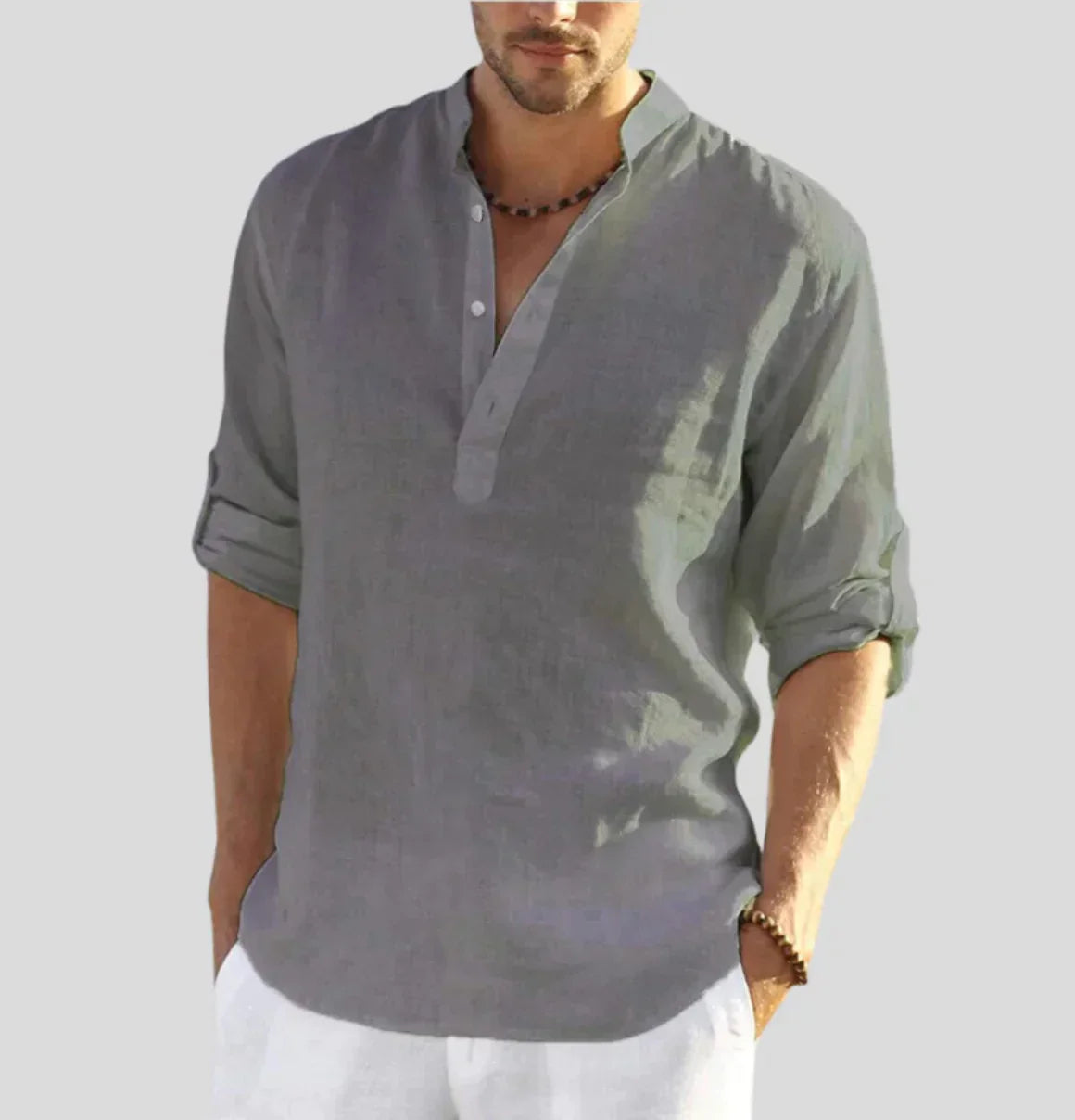Elegant Linen Shirt | Men's Fashion Top 4