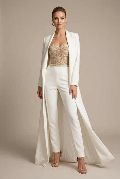Elegant Sequin Jumpsuit | Women's Dressy Outfit 3