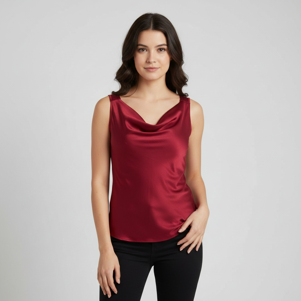 Elegant Silk Tank Top | Women's Casual Jersey Top 3