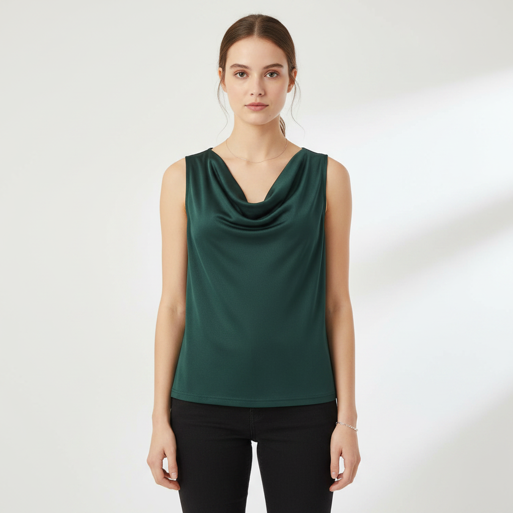 Elegant Silk Tank Top | Women's Casual Jersey Top 5