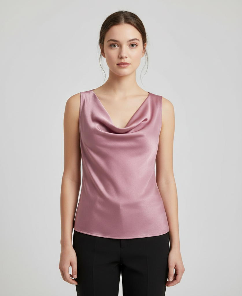 Elegant Silk Tank Top | Women's Casual Jersey Top 6