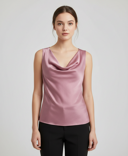 Elegant Silk Tank Top | Women's Casual Jersey Top 6