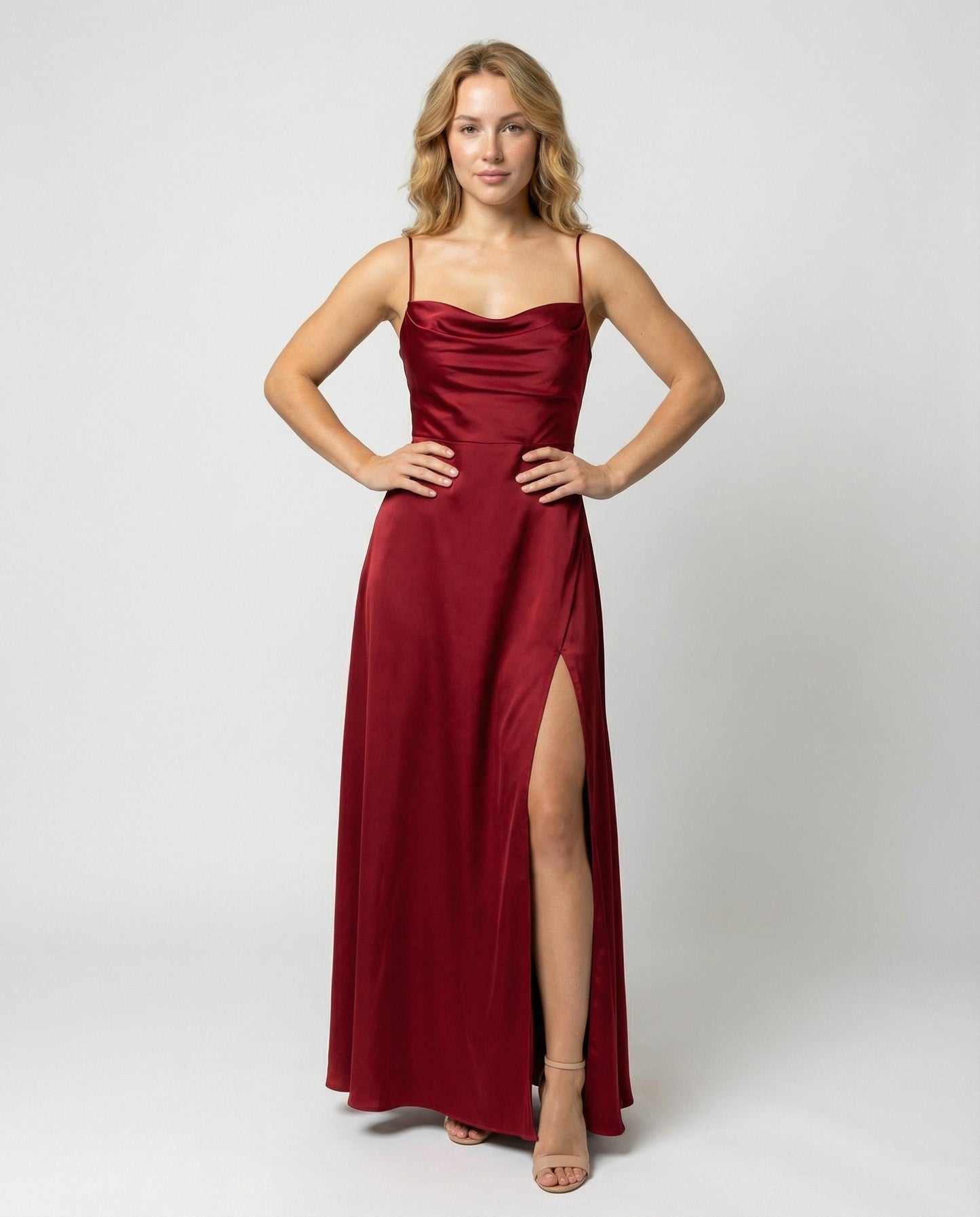 Elegant Summer Maxi Dress with Slit | Women's Fashion 0